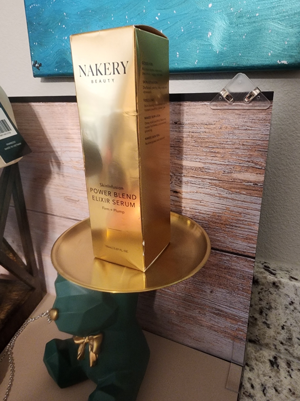 Nakery Beauty Power Blend Elixir Serum - Gold Packaging